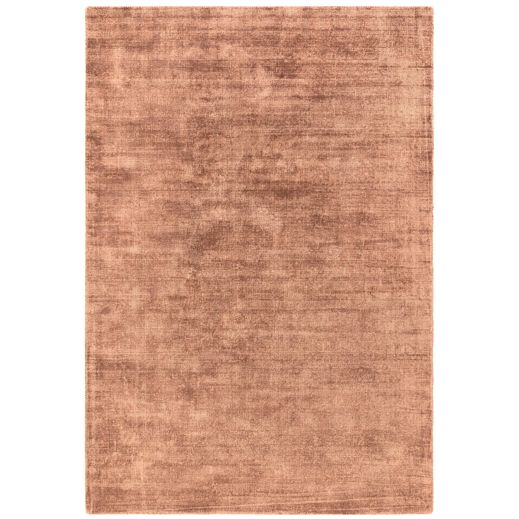 Luxury handwoven viscose rug, in rust colour, with a tip sheared finish giving a vintage effect. Size - Extra Large Pile Height: 7mm Dimensions: 2400 x 3400 mm 100% Viscose Hand Woven in India Delivery: 5-7 days